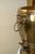 An elegant vintage brass samovar-style table lamp with a pleated linen shade. The base, inspired by antique tea urns,...