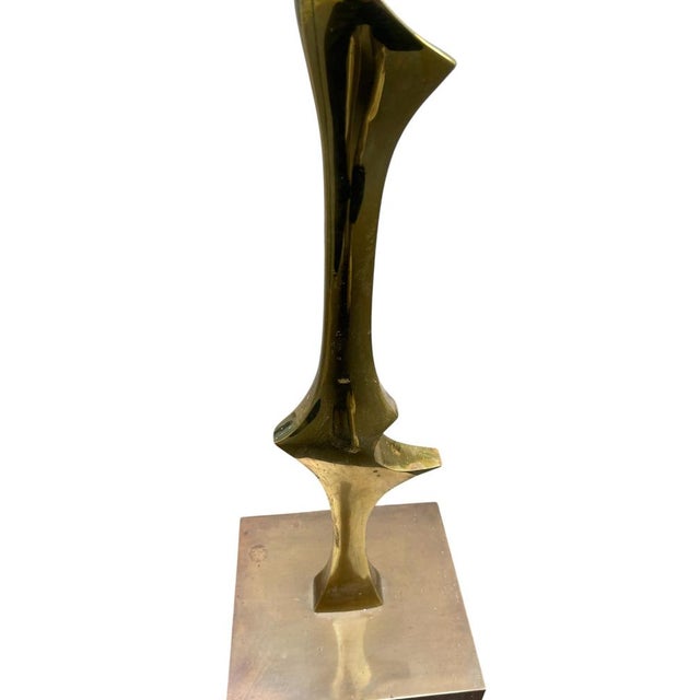 Vintage Sculptural Bronze Floor Lamp by Willy Daro, 1970s For Sale - Image 4 of 9
