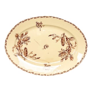 1900s Gien French English Platter For Sale