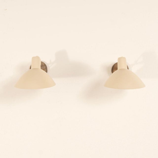 Visor Wall Lights by Vittoriano Vigano for Arteluce, 1950, Set of 2 For Sale - Image 6 of 15