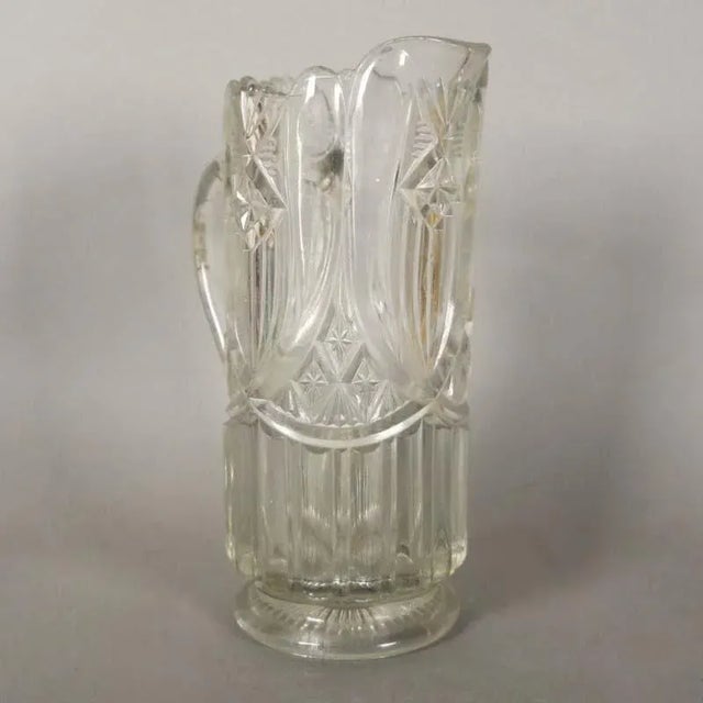 Art Nouveau Crystal Jug, 1900s For Sale - Image 10 of 16