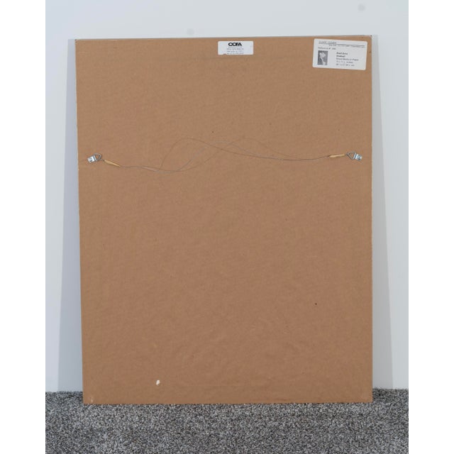 1960s Original Zush Evru, "Goobad" Print in Museum Quality Gilded Frame For Sale - Image 4 of 5