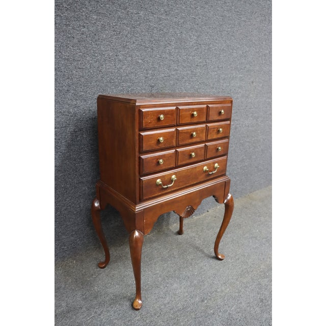 Late 20th Century Thomasville Cherry Silver Chest For Sale - Image 5 of 11