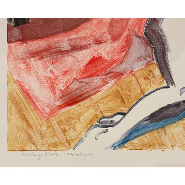 "Reclining Nude" by Knoxville artist Dr. Stephen Krauss. Krauss was a world traveler, getting inspiration from his work...