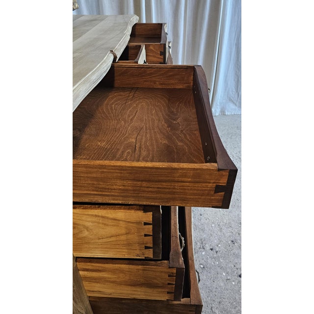 Vintage, French Provincial Sideboard/ Credenza, Triple Dresser For Sale - Image 12 of 18