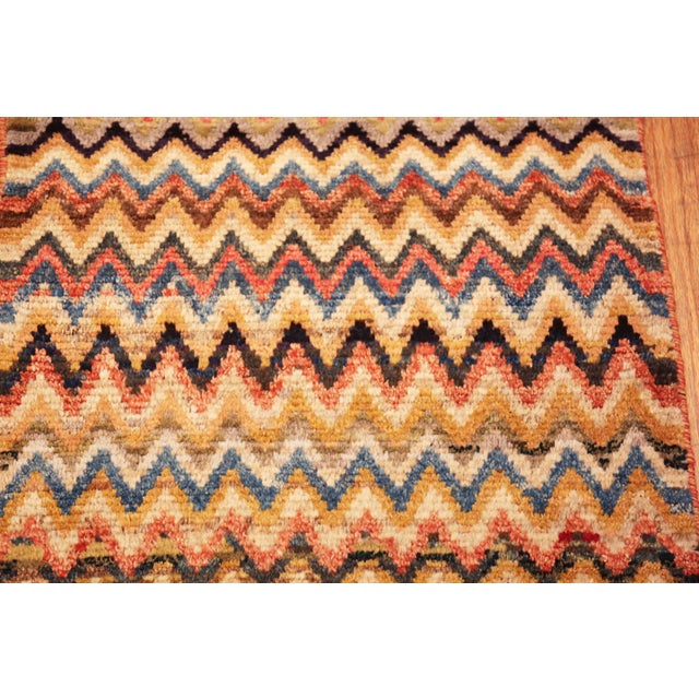 Nazmiyal Collection Vintage Persian Gabbeh Rug For Sale - Image 4 of 5