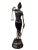 Bronze Lady Justice Statue with Scales, 20th Century For Sale - Image 4 of 9