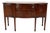 Vintage Mahogany Bow Front Buffet Server Hepplewhite Style Sideboard For Sale