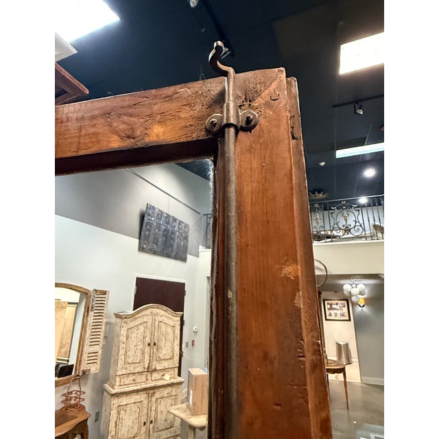19th Century French Bibliotheque, Walnut Wood, Glass Doors, Circa 1870 For Sale In Houston - Image 6 of 7