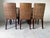 Brown 1980’s Italian Woven Leather Dining Chairs by Stone International – Set of 6 For Sale - Image 8 of 12