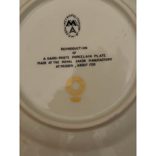 French 1970s French Haviland Limoge Plate For Sale - Image 3 of 5