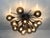 21st Century Mezzo Bronze Smoky Murano Flush Mount by Fabio LTD For Sale - Image 6 of 9