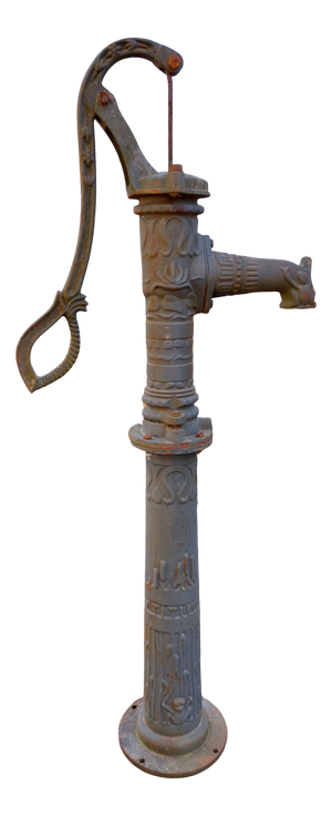 Pump Fountain in Cast Iron, 1930s