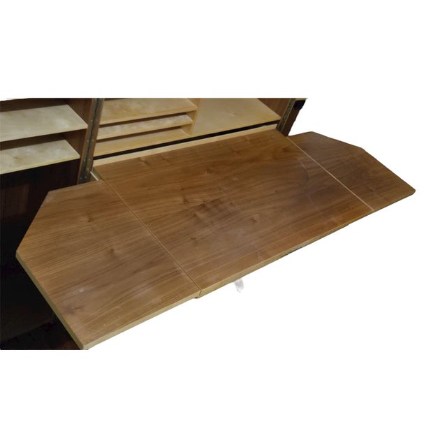 1950s 1950's "Magic Box" Folding Secretary Desk. Attributed to Mummenthaler & Meier For Sale - Image 5 of 10