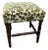 Newly Upholstered English Stool For Sale