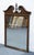 Traditional Ethan Allen Georgian Court Solid Cherry Traditional 34" Pediment Mirror W. Spiral Finial 11-5220 For Sale - Image 3 of 8