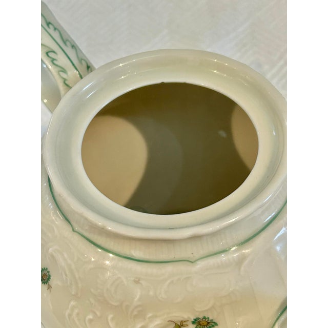1950’s Rosenthal Sanssouci Porcelain “Moss Rose” Tea Pot For Sale - Image 10 of 12