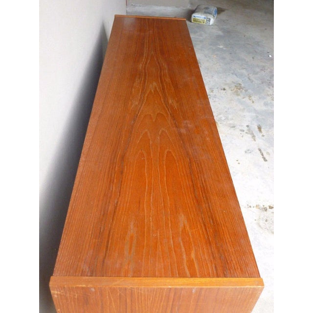 1950s Mid Century Modern Danish Koford Larsen Teak & Rosewood Credenza For Sale - Image 9 of 13