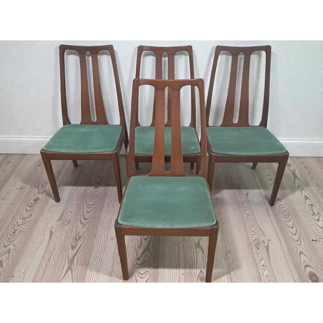 Mid-Century Modern Mid-Century Dining Chairs in Teak from Nathan, 1960s, Set of 4 For Sale - Image 3 of 18