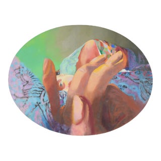 "Morning Towers" Contemporary Figurative Self Portrait by Narcissus Robert Quagliata For Sale