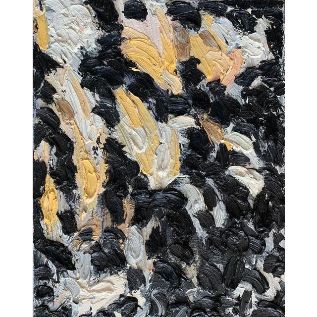 "Just Before Sunrise" Contemporary Abstract Expressionist Oil Painting by Monica Shulman For Sale