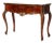 Early 20th Century Italian Louis XV Style Olivewood & Carved Mahogany Server With Gilt Highlights For Sale