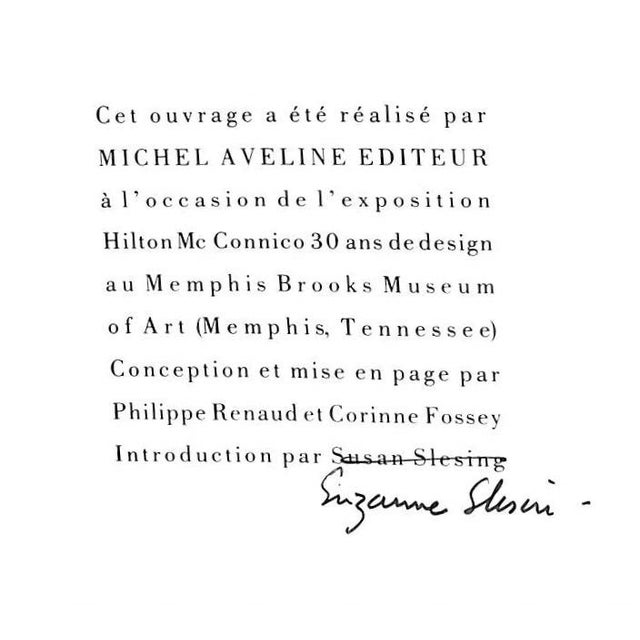 RENAUD, Philippe et FOSSEY, Corinne [157] pp. Michel Aveline Editeur 1990 13 1/2" x 9 1/2" Joseph Hilton McConnico (13 May...