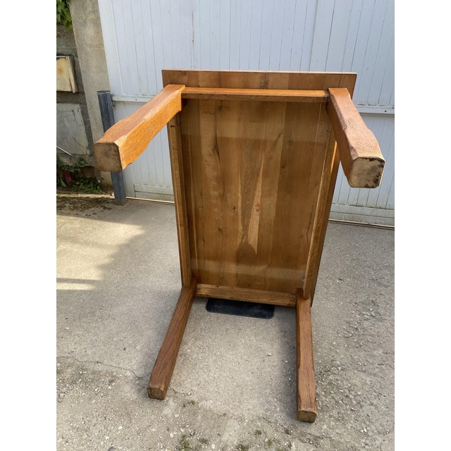 Vintage Farmhouse Dining Table in Oak, 1950 For Sale - Image 14 of 18