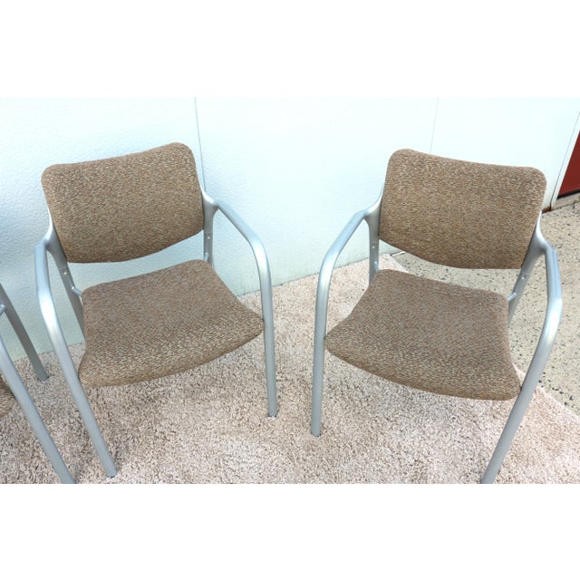 Modern Modern Mark Goetz for Herman Miller Aside Side Stacking Chairs - Set of 4 For Sale - Image 3 of 12