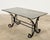 Italian Italian Wrought Iron and Black Marble Dining Table For Sale - Image 3 of 12