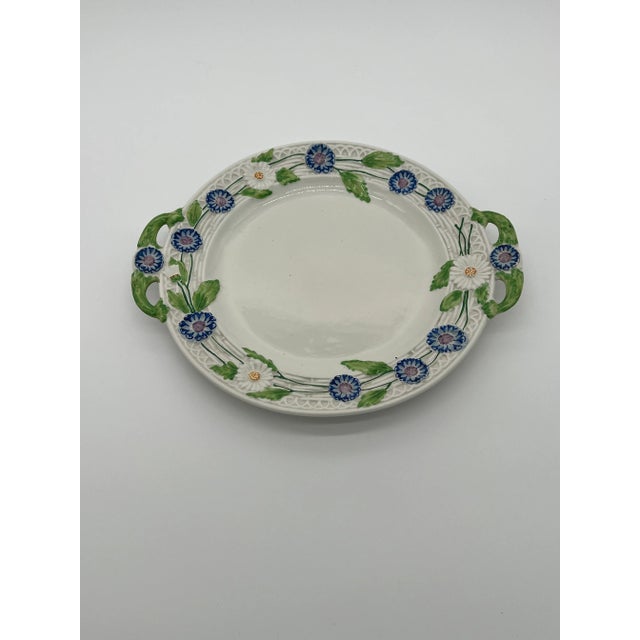 Lovely Vintage Italian Platter 13” For Sale - Image 4 of 12