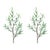 Rustic Olive Leaf Twig Branch (Set of 2) For Sale - Image 3 of 3