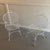 Mid 20th Century Painted White Ornate Metal Garden Chairs Set of 2 For Sale - Image 12 of 12