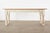 Rustic American Cream Painted Pine Farmhouse Dining Table For Sale - Image 12 of 13