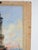 Early 20th century gouache on artist board painting of a harbor scene in the Middle East with ornate minaret, palm trees...