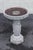 Cast Stone Floral Bird Bath For Sale - Image 13 of 15