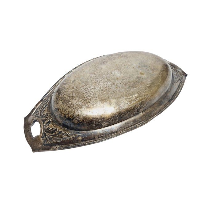 Metal Austro-Hungarian Empire Art Nouveau Fruit Plate, 1900s For Sale - Image 7 of 12