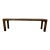 Tortoise Burled Laminate Parsons Console Table For Sale
