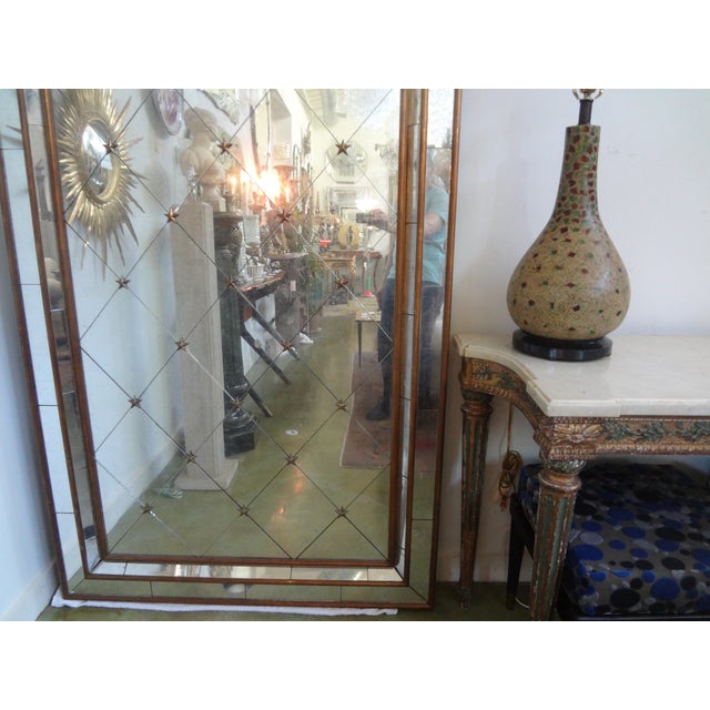 1960s Monumental French Maison Jansen Style Mirror For Sale In Houston - Image 6 of 12