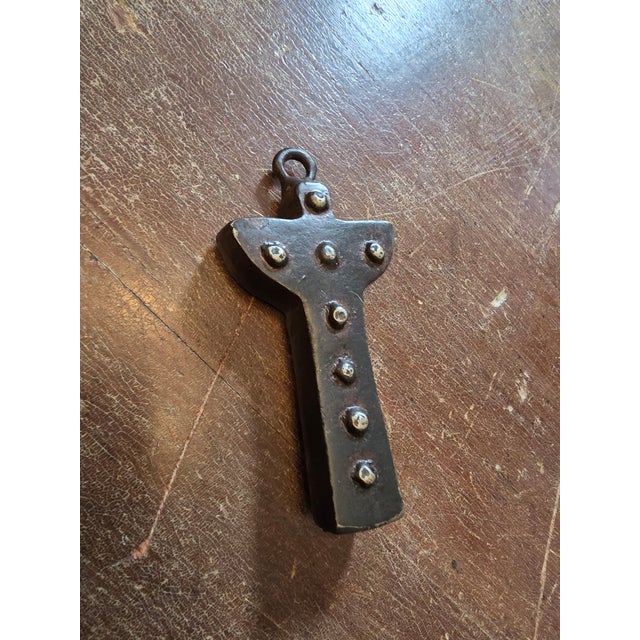 Jan Barboglio Iron Angel Cross Sculpture For Sale In San Antonio - Image 6 of 6