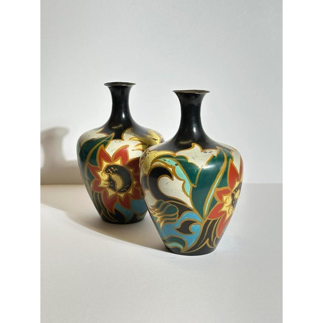 Art Deco Vases by Metawa, 1930s, Set of 2 For Sale - Image 9 of 10