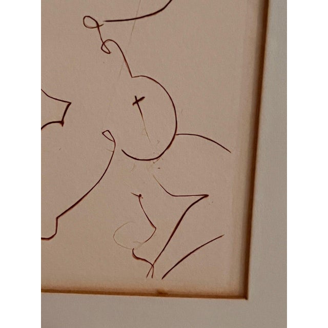 1970s Vintage Salvador Dali "Autumn" Etching Print Kulicke Metal Frame 19x15 For Sale - Image 5 of 7