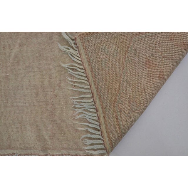 Textile 1940s Oversize Oushak Floral Handknotted Rug For Sale - Image 7 of 10