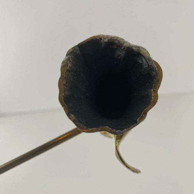 Vintage 1970s Brass Angel Candle Snuffer For Sale - Image 4 of 5
