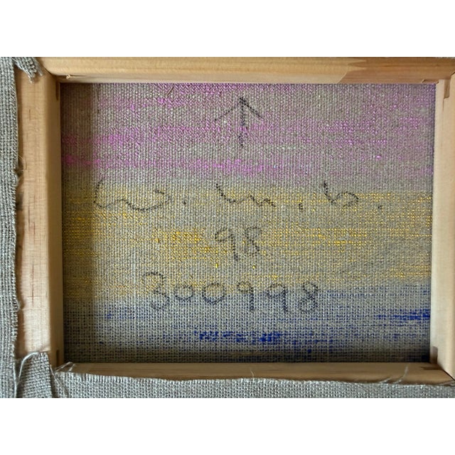 Willy Müller-Brittinau (1938-2008), Modern Abstract Acrylic, Painted on Stretched Canvas, Signed on Verso, Dated For Sale - Image 4 of 5