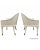 Pretty neoclassical design, BM White Dove OC17 finish on the curving gondola side & back, with professionally upholstered...
