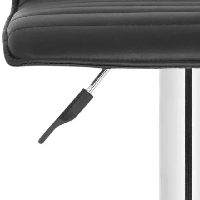 Daniel Swivel Barstool in Black For Sale - Image 4 of 6