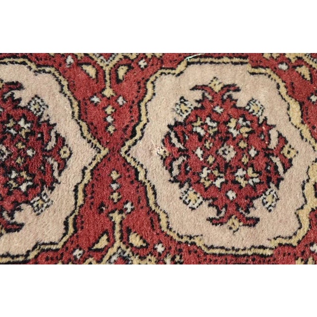 Antique Handmade Bokhara Rug For Sale - Image 4 of 11