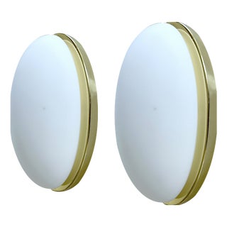 Vintage Glass Sconces from Limburg, Set of 2 For Sale