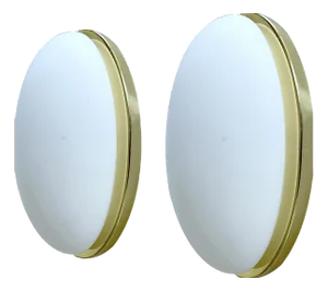 Vintage Glass Sconces from Limburg, Set of 2